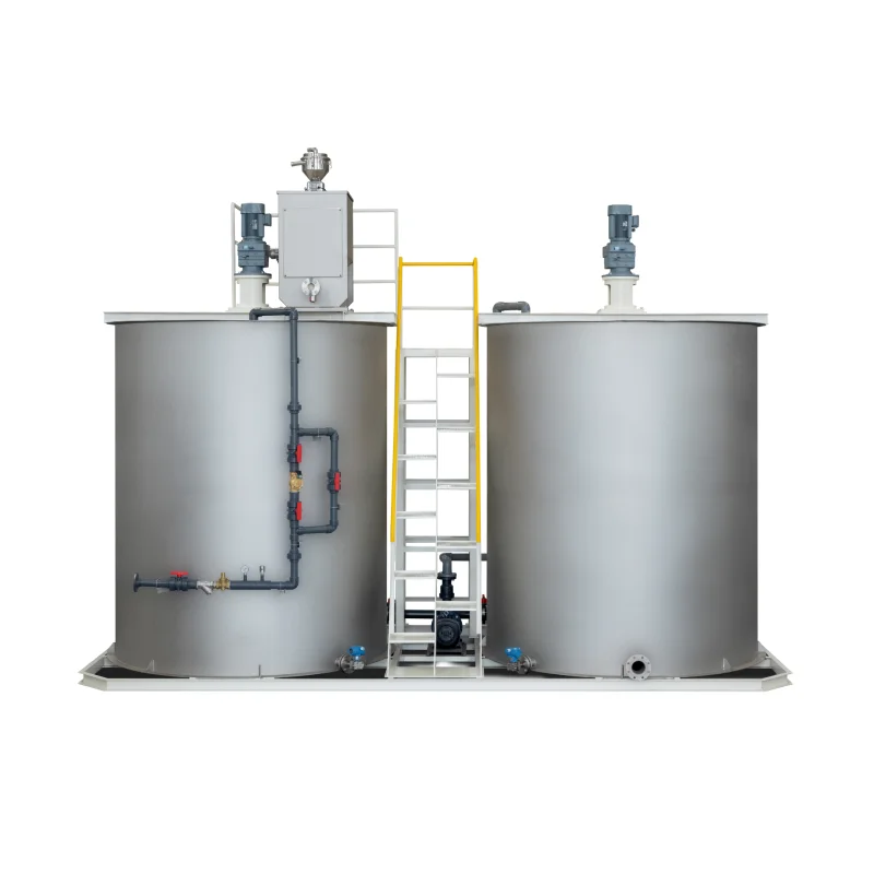 Three-Chamber Agitation Dosing System